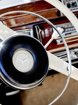 old mercedes steering wheel