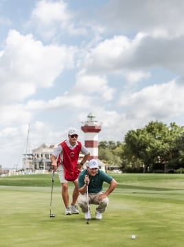 golf infront of sea pines 