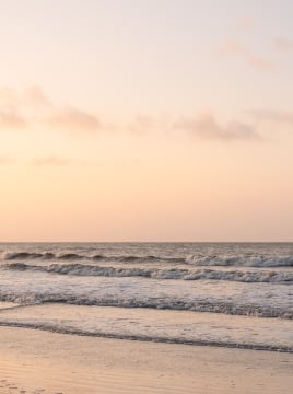 sunset at the beach