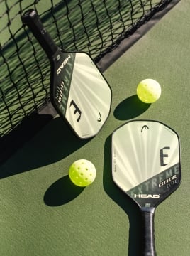 pickleball paddles and net