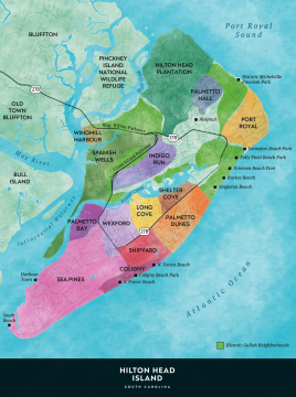 hilton head island map
