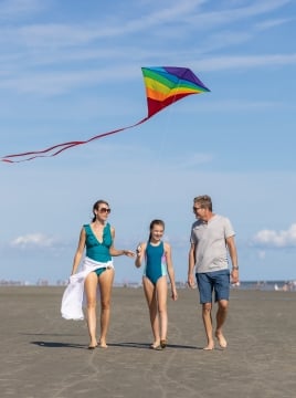 family beach
