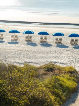 beach umbrellas
