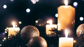 candles and fireflies
