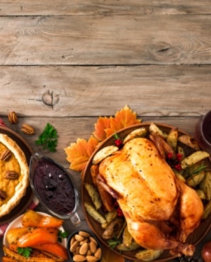 thanksgiving on hilton head island feast