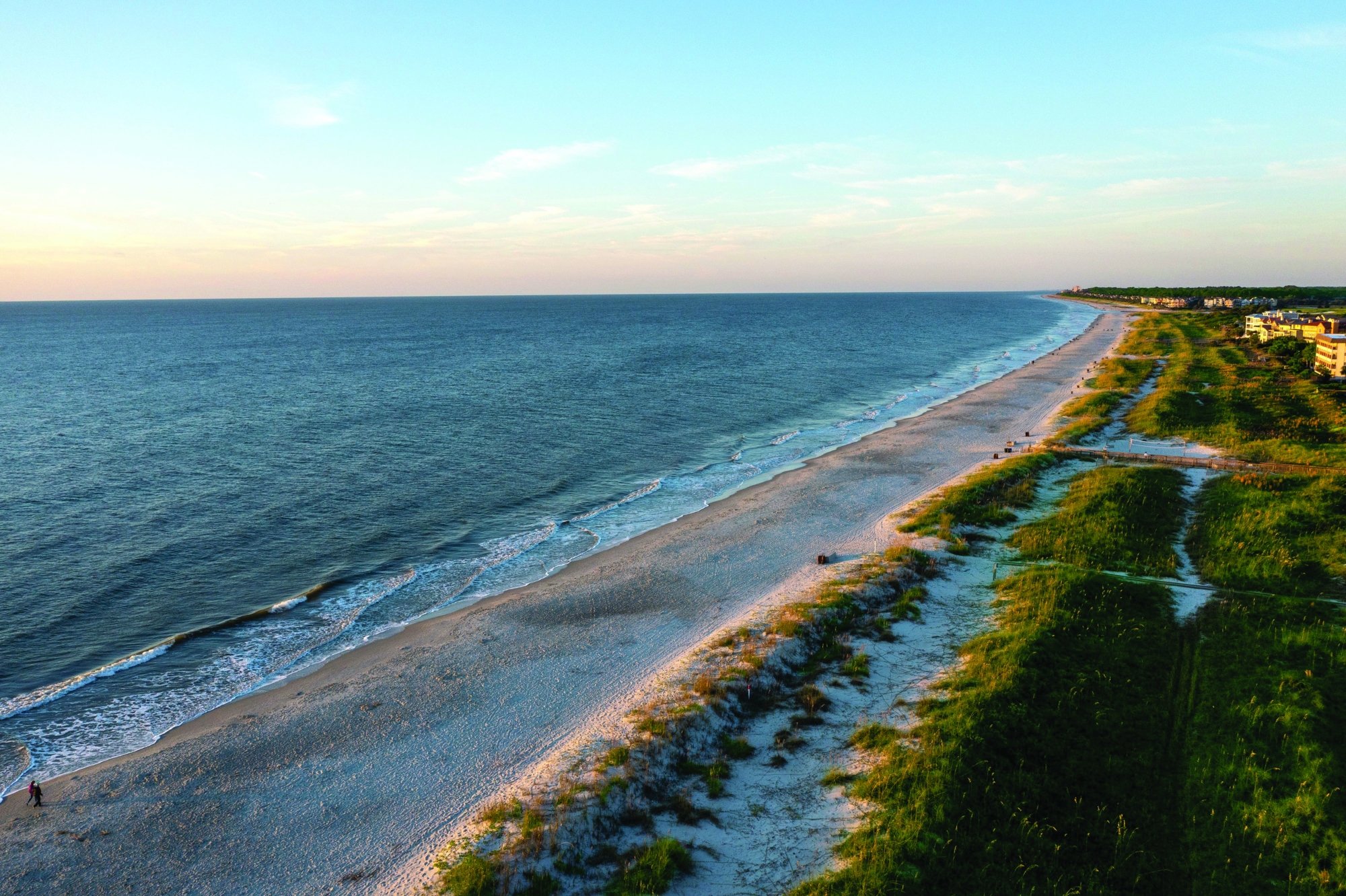 aerial shot of beach 