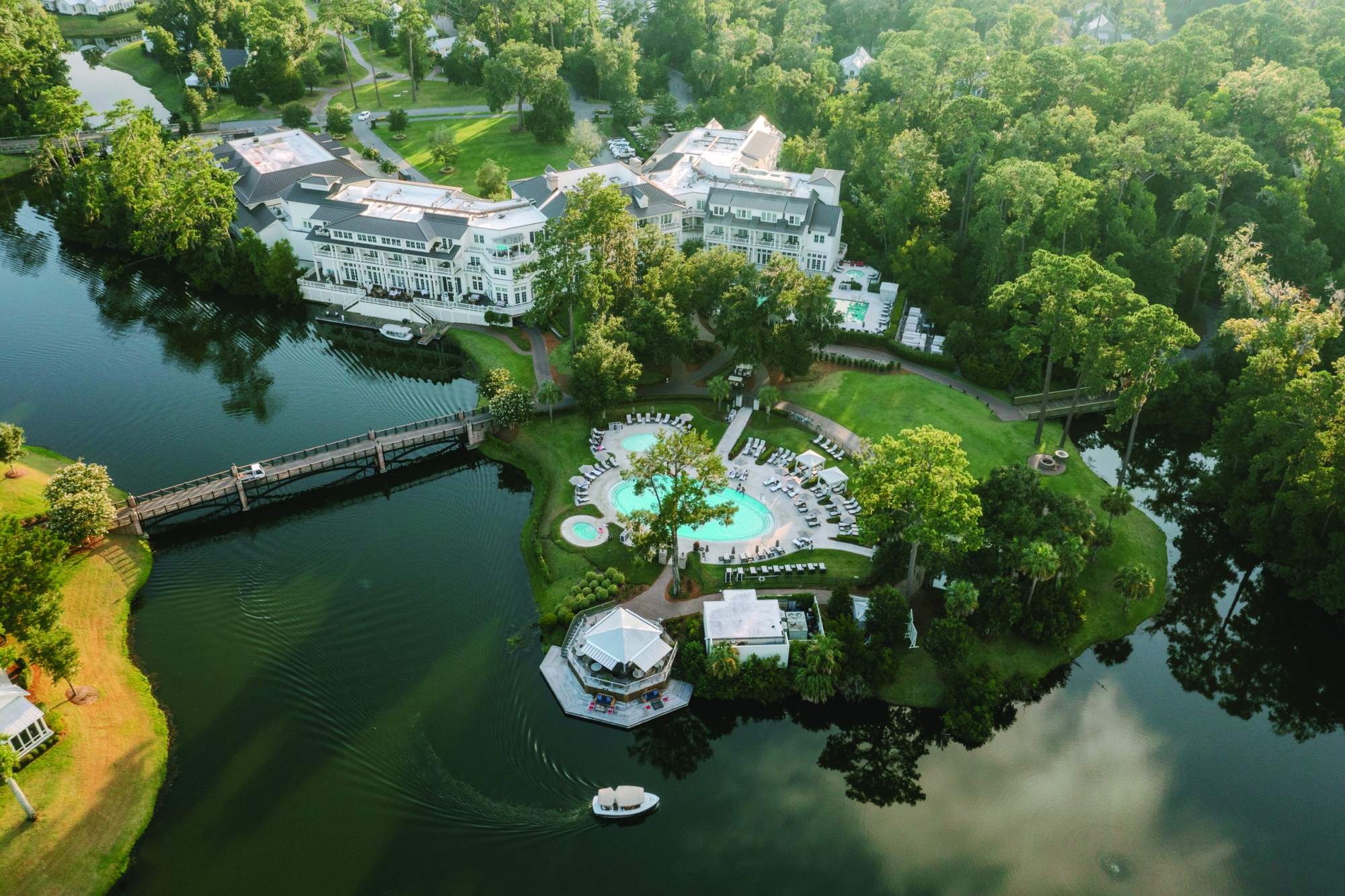 Aerial of Palmetto Bluff 