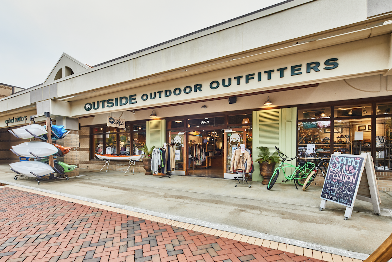 Visit Outside Hilton Head's retail location in the Plaza at Shelter Cove