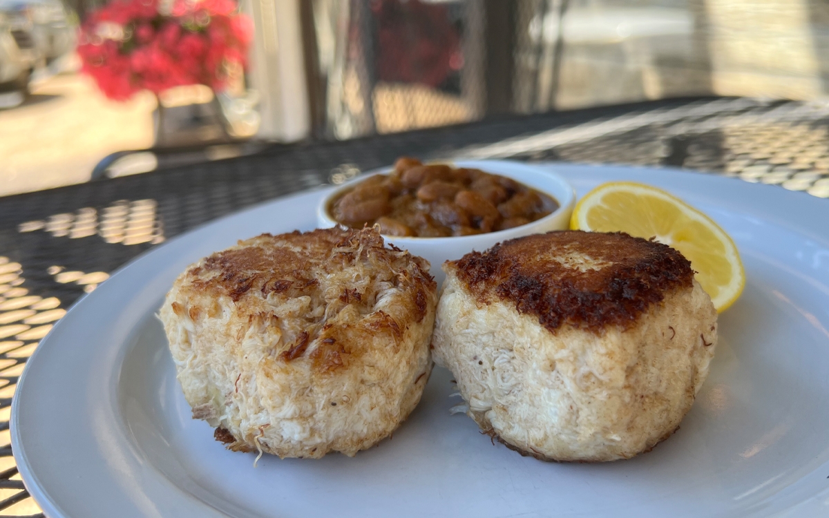 Our Crab Cakes are more crab than filler.