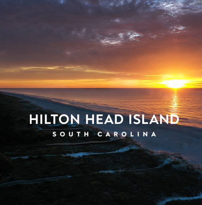 Quiet sunrise on Hilton Head Island Island SC, surf fishing pole