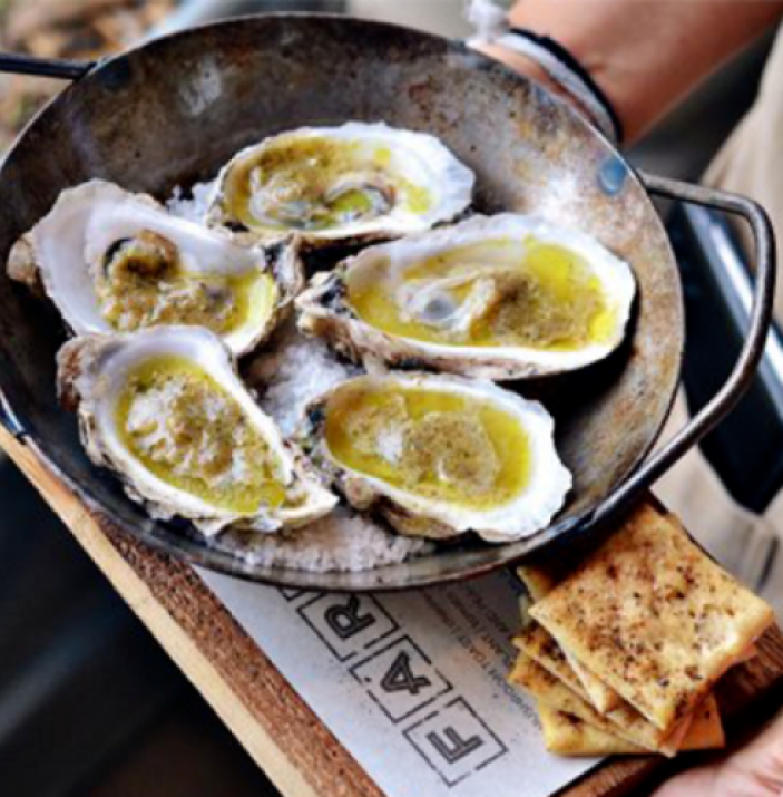 Fresh oysters