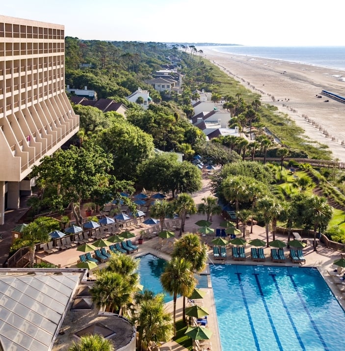 Marriott hilton head island exterior beach